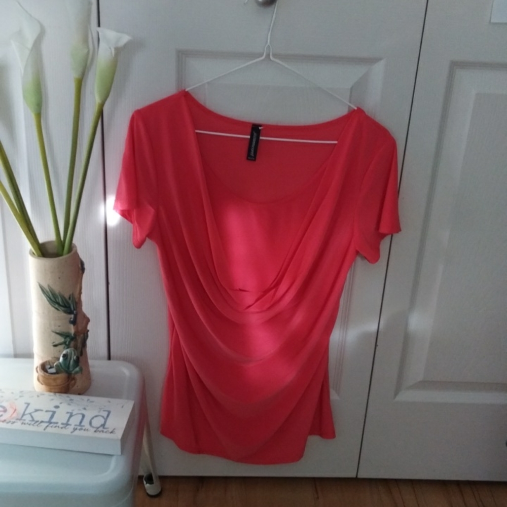 U) *💖 2/$15 or 4/$25, SP, Jason Maxwell business blouse (salmon color)